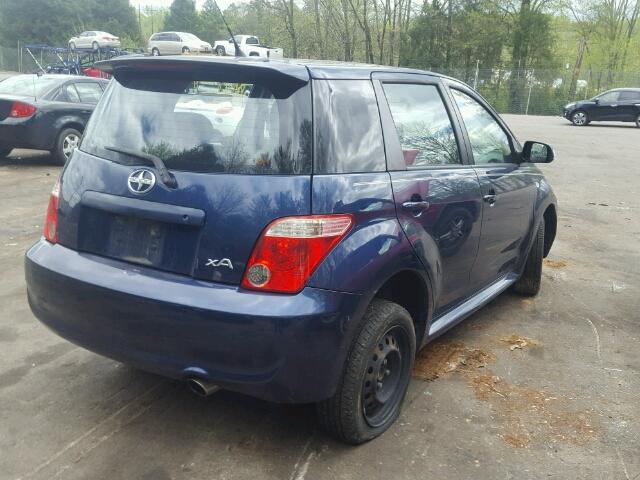JTKKT624665020373 - 2006 TOYOTA SCION XA ლურჯი ფოტო 4