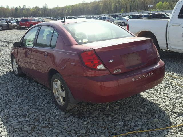 1G8AJ55F06Z101808 - 2006 SATURN ION LEVEL RED photo 3