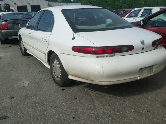 1MELM50U5VA612048 - 1997 MERCURY SABLE GS WHITE photo 3