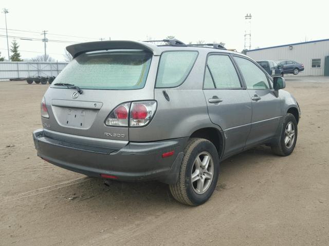 JTJHF10U710226934 - 2001 LEXUS RX 300 GRAY photo 4