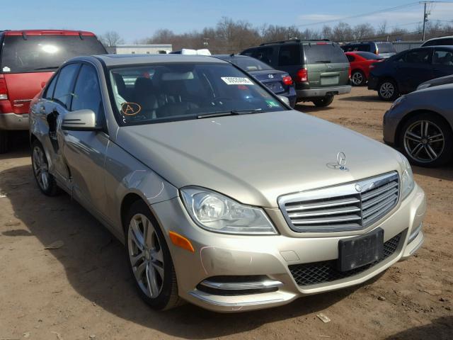 WDDGF8BB0CR195114 - 2012 MERCEDES-BENZ C 300 4MAT TAN photo 1