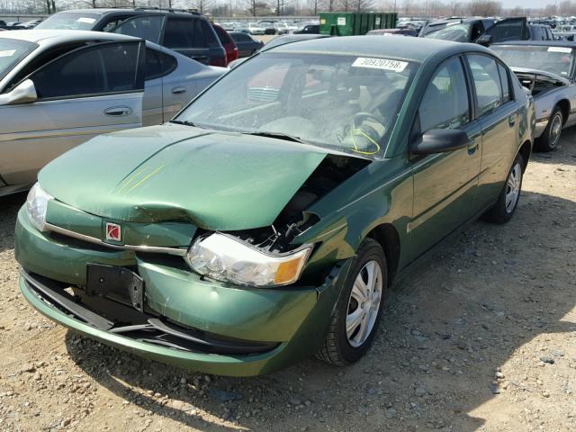 1G8AJ52FX4Z149768 - 2004 SATURN ION LEVEL მწვანე ფოტო 2