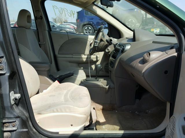 1G8AJ52FX4Z149768 - 2004 SATURN ION LEVEL მწვანე ფოტო 5