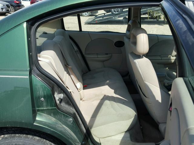 1G8AJ52FX4Z149768 - 2004 SATURN ION LEVEL მწვანე ფოტო 6