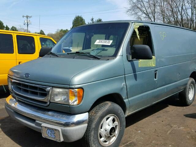 1FTNE242XYHA37309 - 2000 FORD ECONOLINE GREEN photo 9