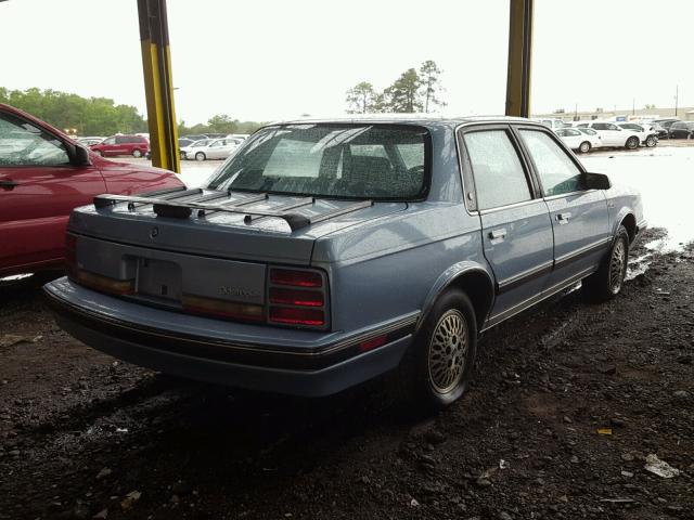 2G3AM51N0M2327602 - 1991 OLDSMOBILE CUTLASS CI BLUE photo 4