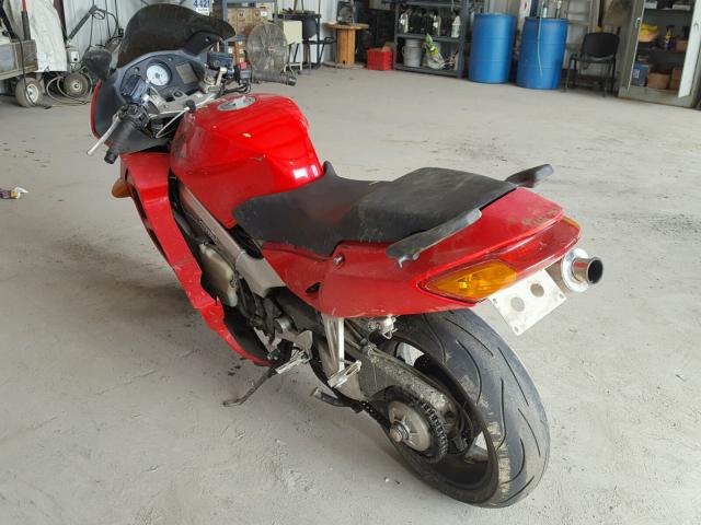 JH2RC4608XM100337 - 1999 HONDA VFR800 F1 RED photo 3