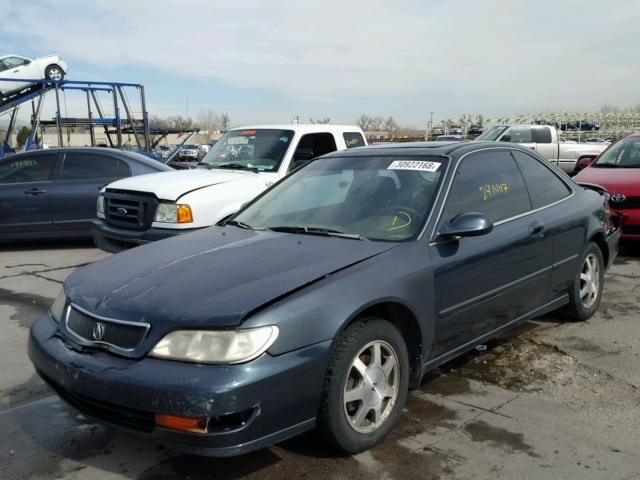 19UYA3154WL010910 - 1998 ACURA 2.3CL BLUE photo 2