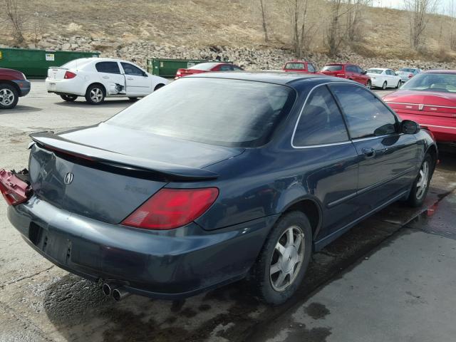 19UYA3154WL010910 - 1998 ACURA 2.3CL BLUE photo 4