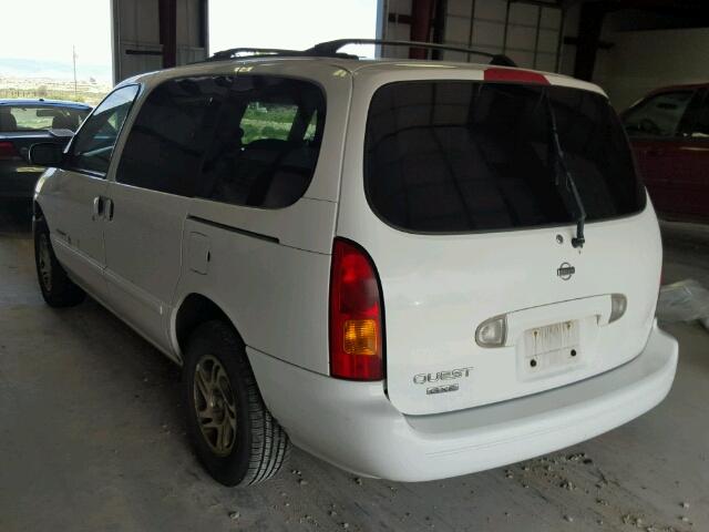 4N2XN11T8YD809066 - 2000 NISSAN QUEST SE WHITE photo 3