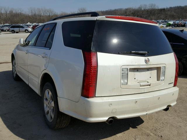 1GYEE637X80145930 - 2008 CADILLAC SRX WHITE photo 3