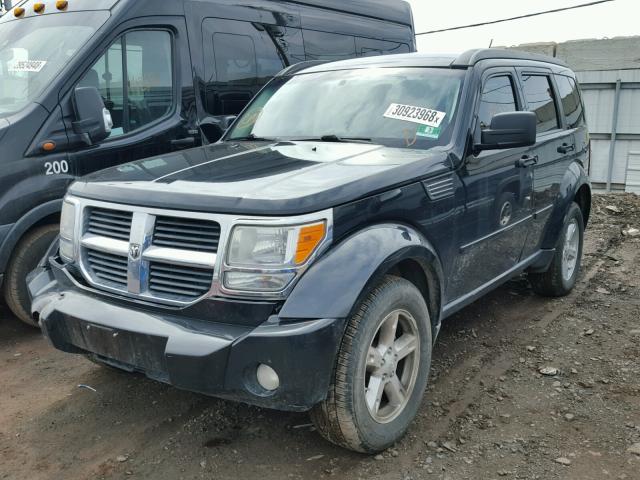 1D8GU28K18W128407 - 2008 DODGE NITRO SXT BLACK photo 2