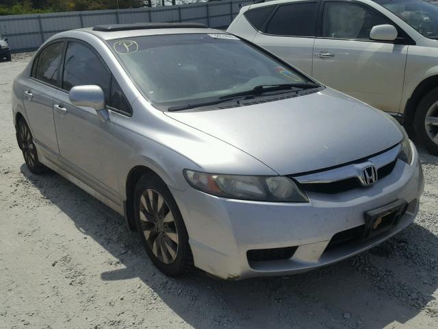 19XFA1F90AE055950 - 2010 HONDA CIVIC EXL SILVER photo 1