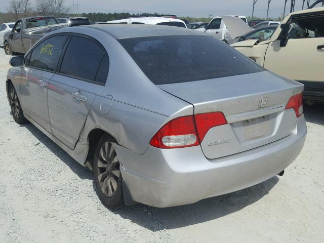 19XFA1F90AE055950 - 2010 HONDA CIVIC EXL SILVER photo 3