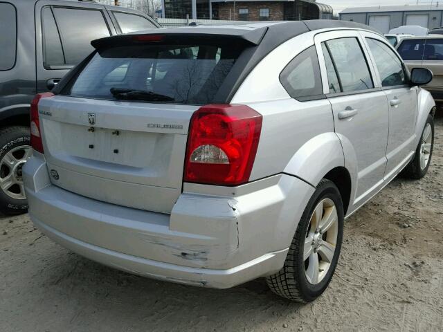 1B3CB3HA2AD639174 - 2010 DODGE CALIBER MA SILVER photo 4