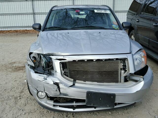 1B3CB3HA2AD639174 - 2010 DODGE CALIBER MA SILVER photo 9