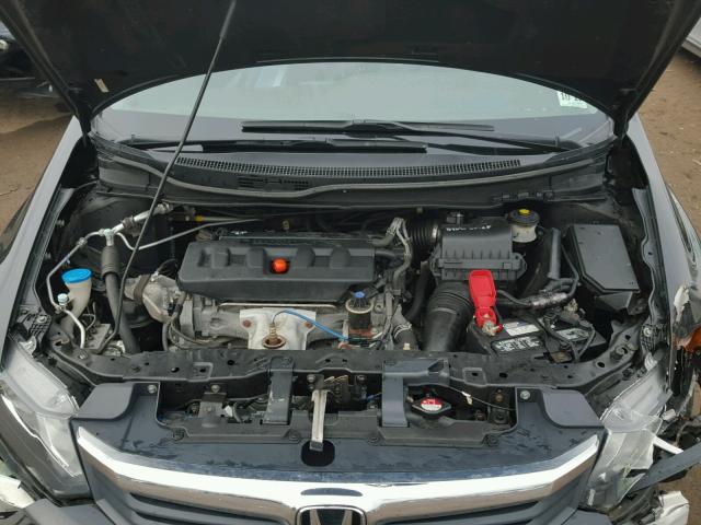 2HGFB2F94CH595121 - 2012 HONDA CIVIC EXL BLACK photo 7