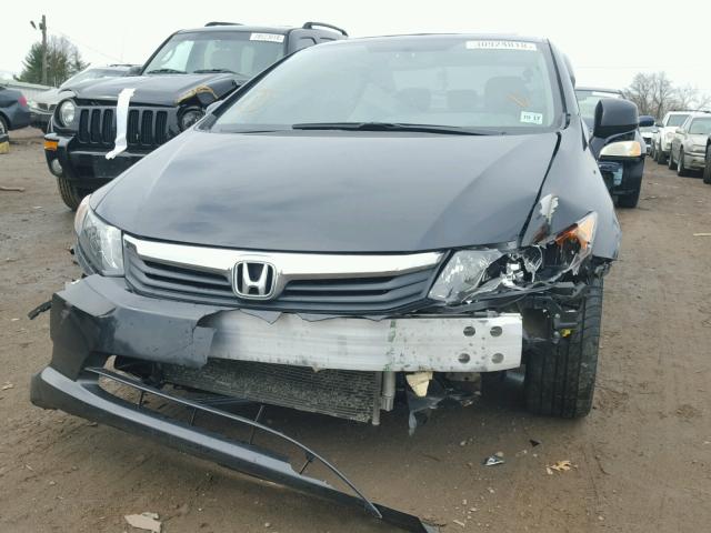 2HGFB2F94CH595121 - 2012 HONDA CIVIC EXL BLACK photo 9
