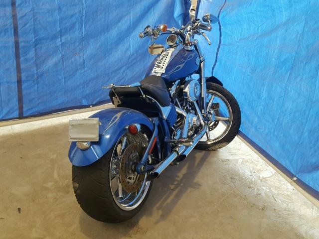 1HD1JK5138Y067217 - 2008 HARLEY-DAVIDSON FXCWC BLUE photo 4