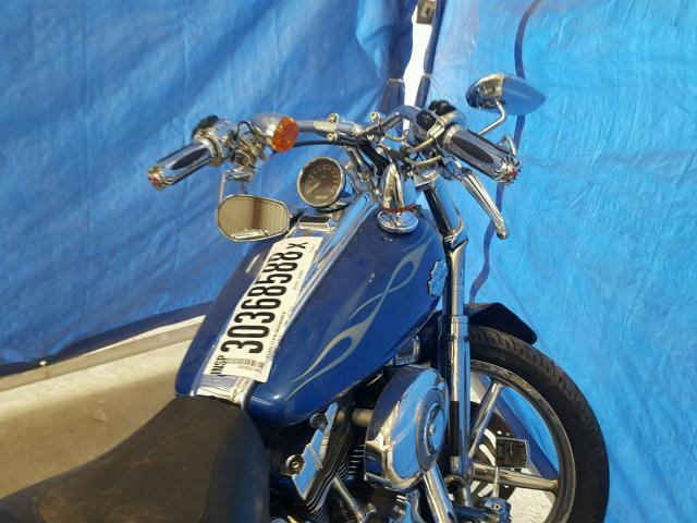 1HD1JK5138Y067217 - 2008 HARLEY-DAVIDSON FXCWC BLUE photo 5