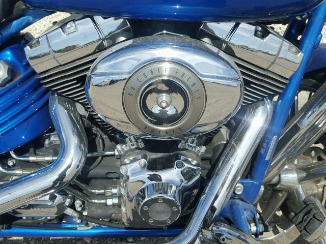 1HD1JK5138Y067217 - 2008 HARLEY-DAVIDSON FXCWC BLUE photo 7