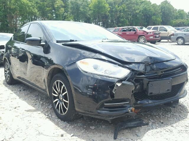 1C3CDFAA9DD338124 - 2013 DODGE DART BLACK photo 1