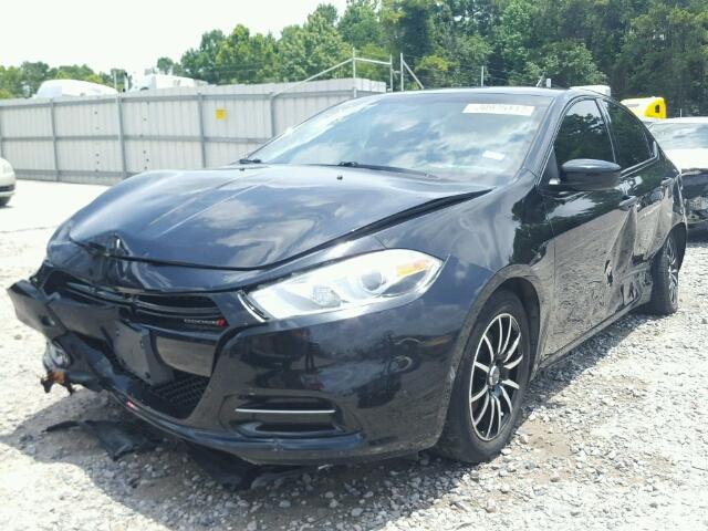 1C3CDFAA9DD338124 - 2013 DODGE DART BLACK photo 2