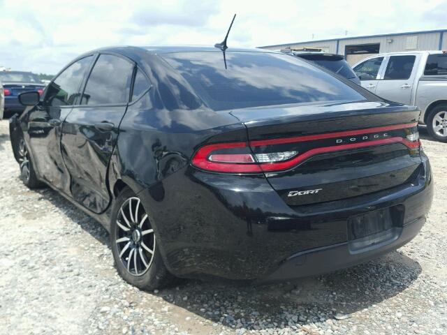 1C3CDFAA9DD338124 - 2013 DODGE DART BLACK photo 3