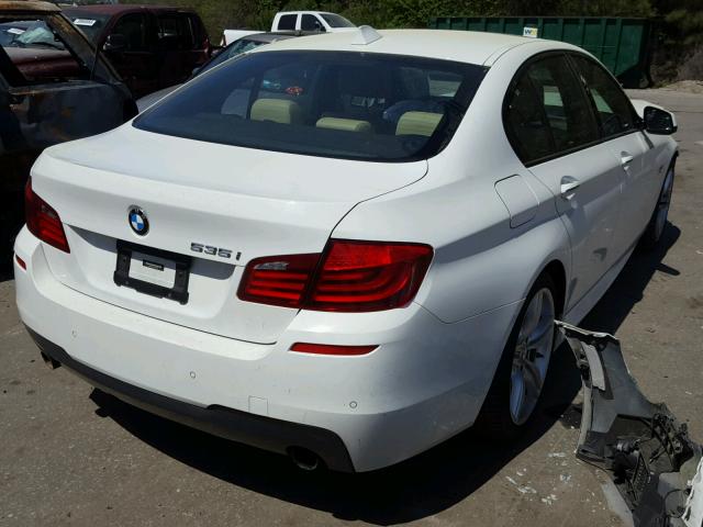 WBAFR7C57DC819475 - 2013 BMW 535 I WHITE photo 4