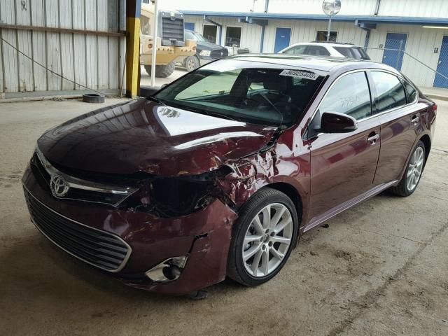 4T1BK1EB5EU092754 - 2014 TOYOTA AVALON BAS MAROON photo 2
