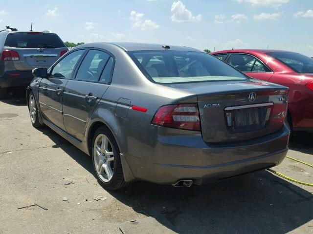 19UUA66208A032822 - 2008 ACURA TL SILVER photo 3