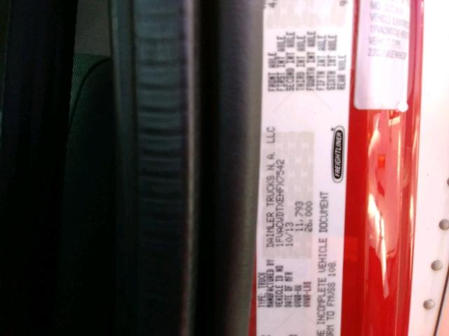 1FVACWDTXEHFX7542 - 2014 FREIGHTLINER M2 106 MED 红色 照片 10