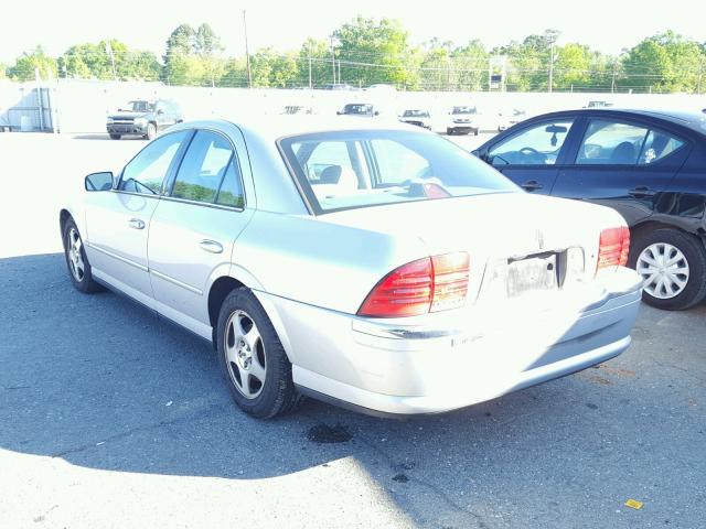 1LNHM86S81Y600780 - 2001 LINCOLN LS SILVER photo 3