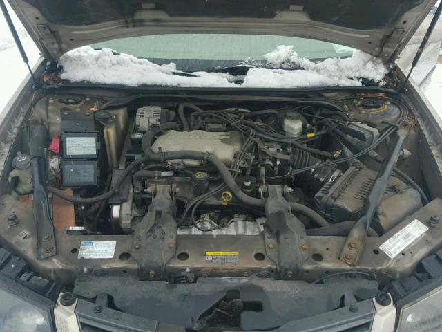 2G1WF55E729132104 - 2002 CHEVROLET IMPALA TAN photo 7