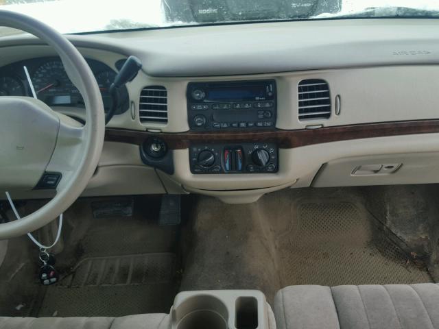 2G1WF55E729132104 - 2002 CHEVROLET IMPALA TAN photo 9