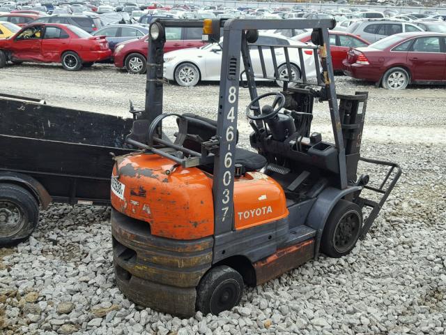 6FGCU2565404 - 1996 TOYOTA FORKLIFT ORANGE photo 4