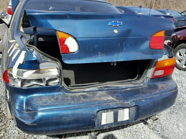 1Y1SK528X1Z421767 - 2001 CHEVROLET GEO PRIZM 青色 照片 9