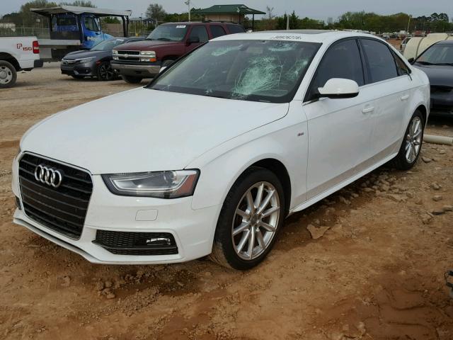 WAUAFAFL8GN002311 - 2016 AUDI A4 PREMIUM WHITE photo 2