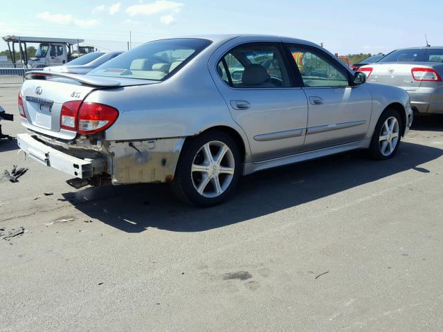 JNKDA31A02T004654 - 2002 INFINITI I35 SILVER photo 4