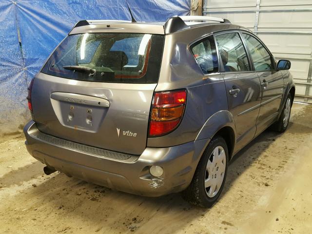 5Y2SL63845Z435028 - 2005 PONTIAC VIBE GRAY photo 4