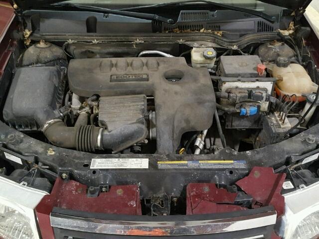 1G8AJ54F55Z139020 - 2005 SATURN ION LEVEL BURGUNDY photo 7