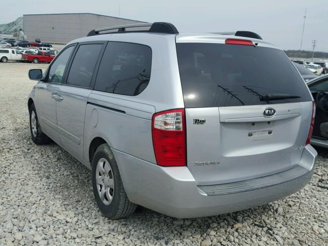 KNDMB233586254602 - 2008 KIA SEDONA EX SILVER photo 3