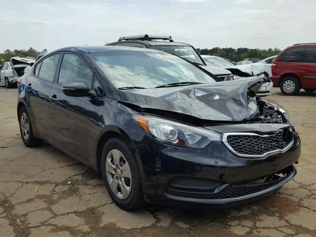 KNAFX4A69F5409641 - 2015 KIA FORTE LX BLACK photo 1