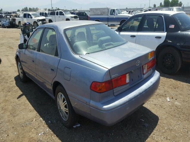 JT2BF22K8Y0262127 - 2000 TOYOTA CAMRY CE BLUE photo 3
