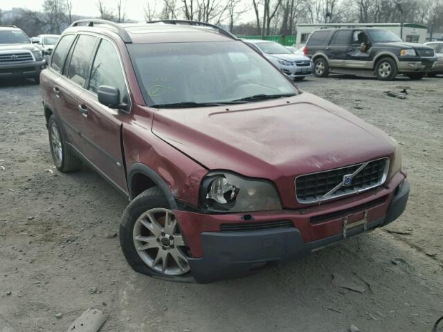 YV1CM91H541115634 - 2004 VOLVO XC90 T6 RED photo 1