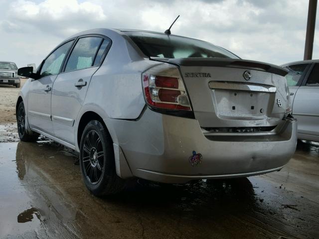 3N1AB6AP5BL646172 - 2011 NISSAN SENTRA 2.0 SILVER photo 3