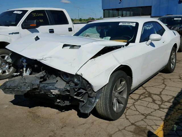 2C3CDZAG1FH720031 - 2015 DODGE CHALLENGER WHITE photo 2