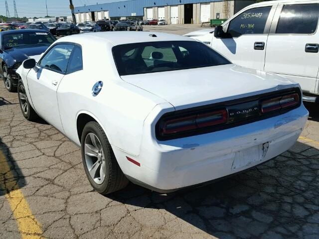 2C3CDZAG1FH720031 - 2015 DODGE CHALLENGER WHITE photo 3