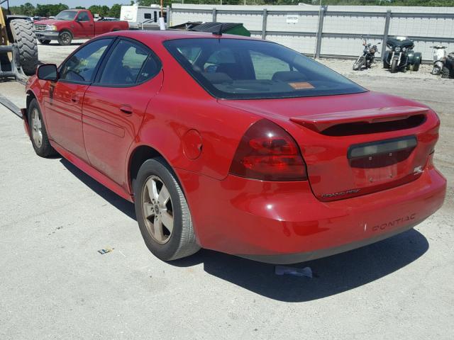 2G2WP552361246085 - 2006 PONTIAC GRAND PRIX RED photo 3