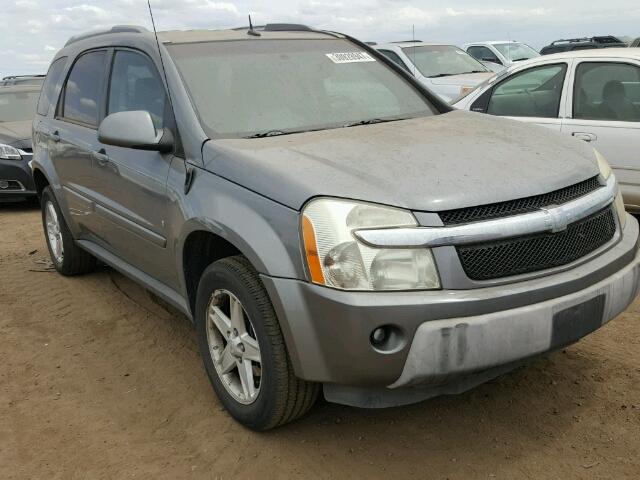 2CNDL73F766161300 - 2006 CHEVROLET EQUINOX GRAY photo 1